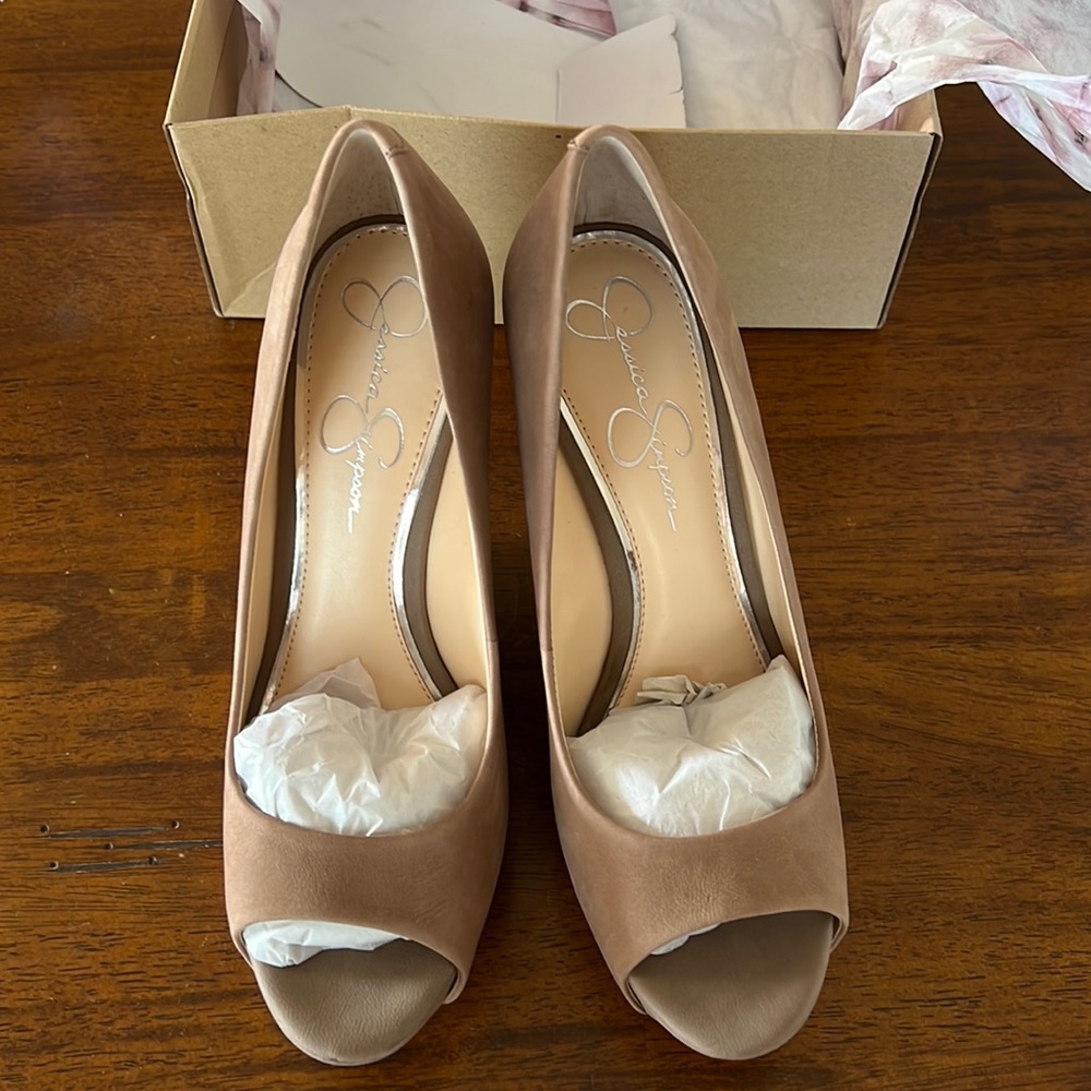 Jessica Simpson wedge heels